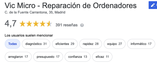 Reparación de ordenadores en Madrid
